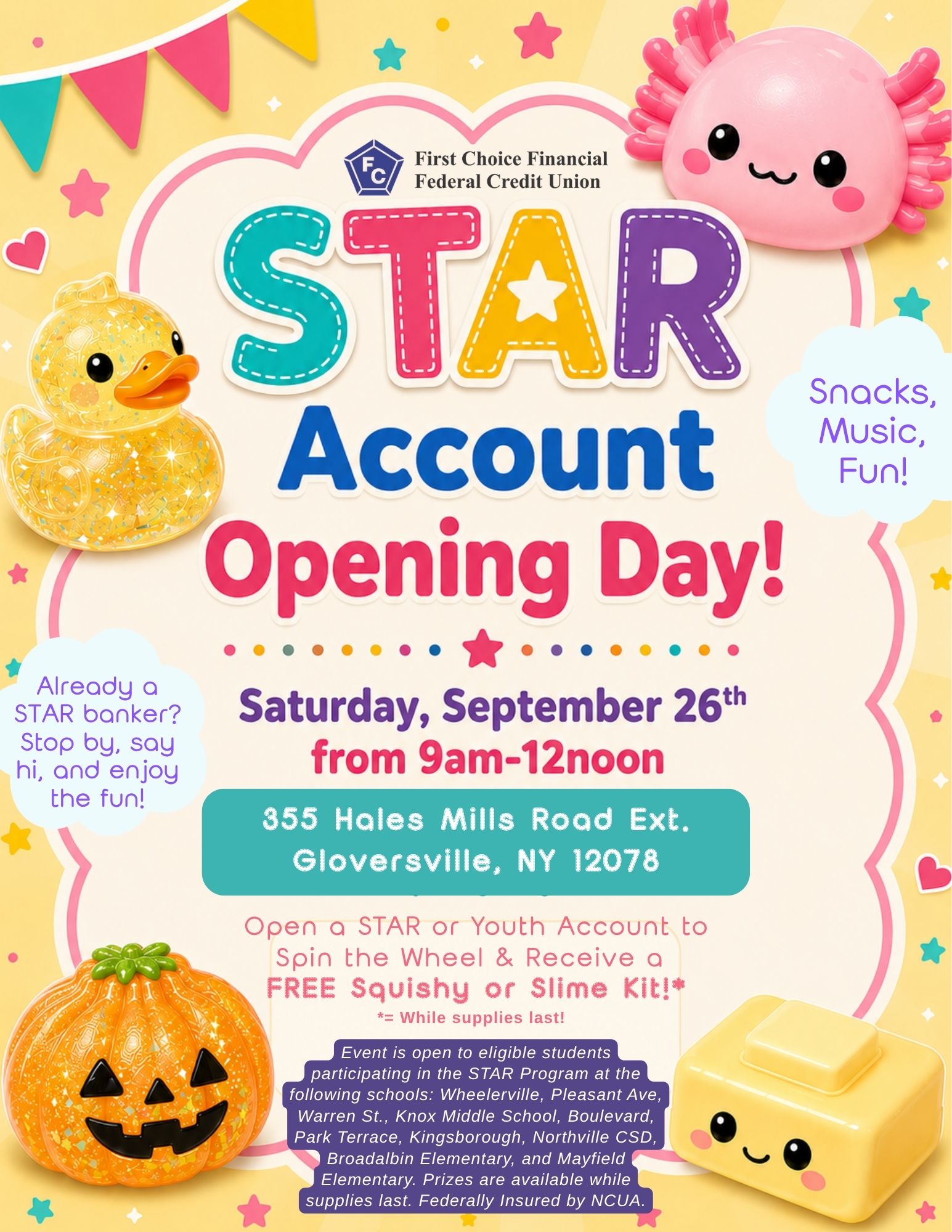 STAR Account Opening Day