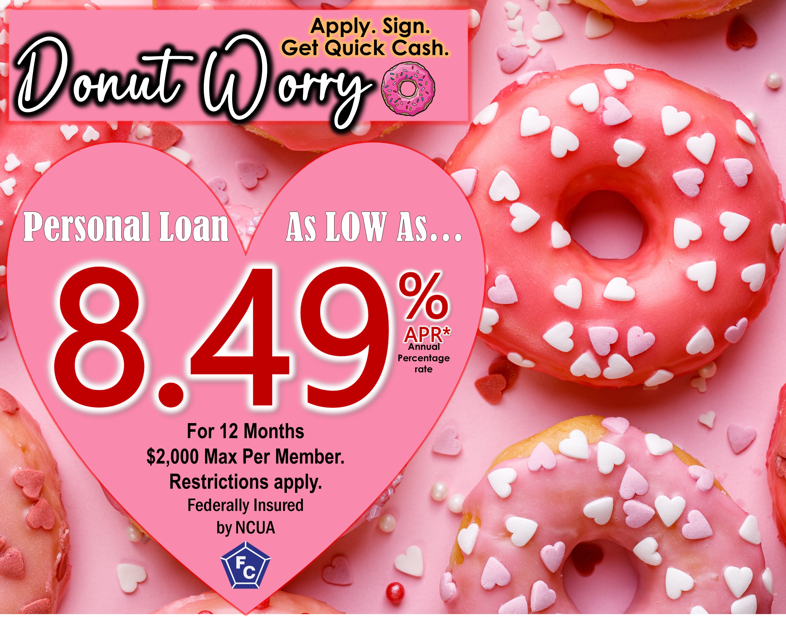 Donut Worry Personal Loan Promotion